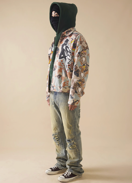 EVILKNIGHT(EK) Splash Ink Custom Camouflage Jacket