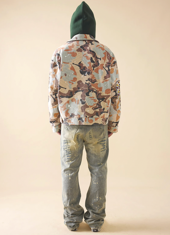 EVILKNIGHT(EK) Splash Ink Custom Camouflage Jacket