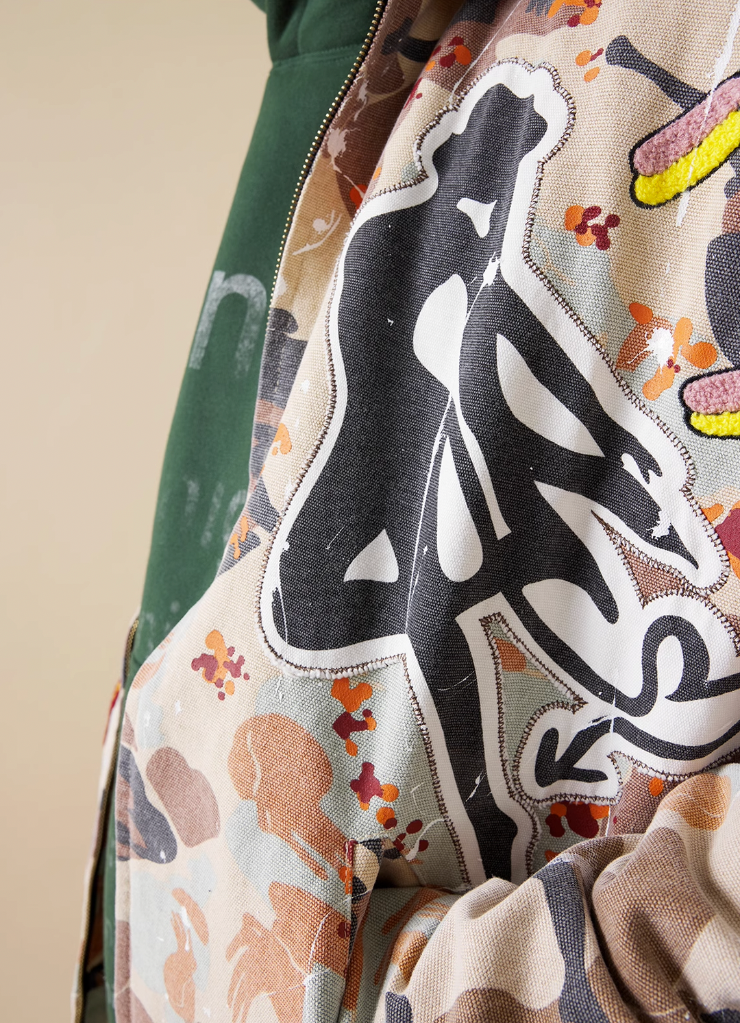 EVILKNIGHT(EK) Splash Ink Custom Camouflage Jacket