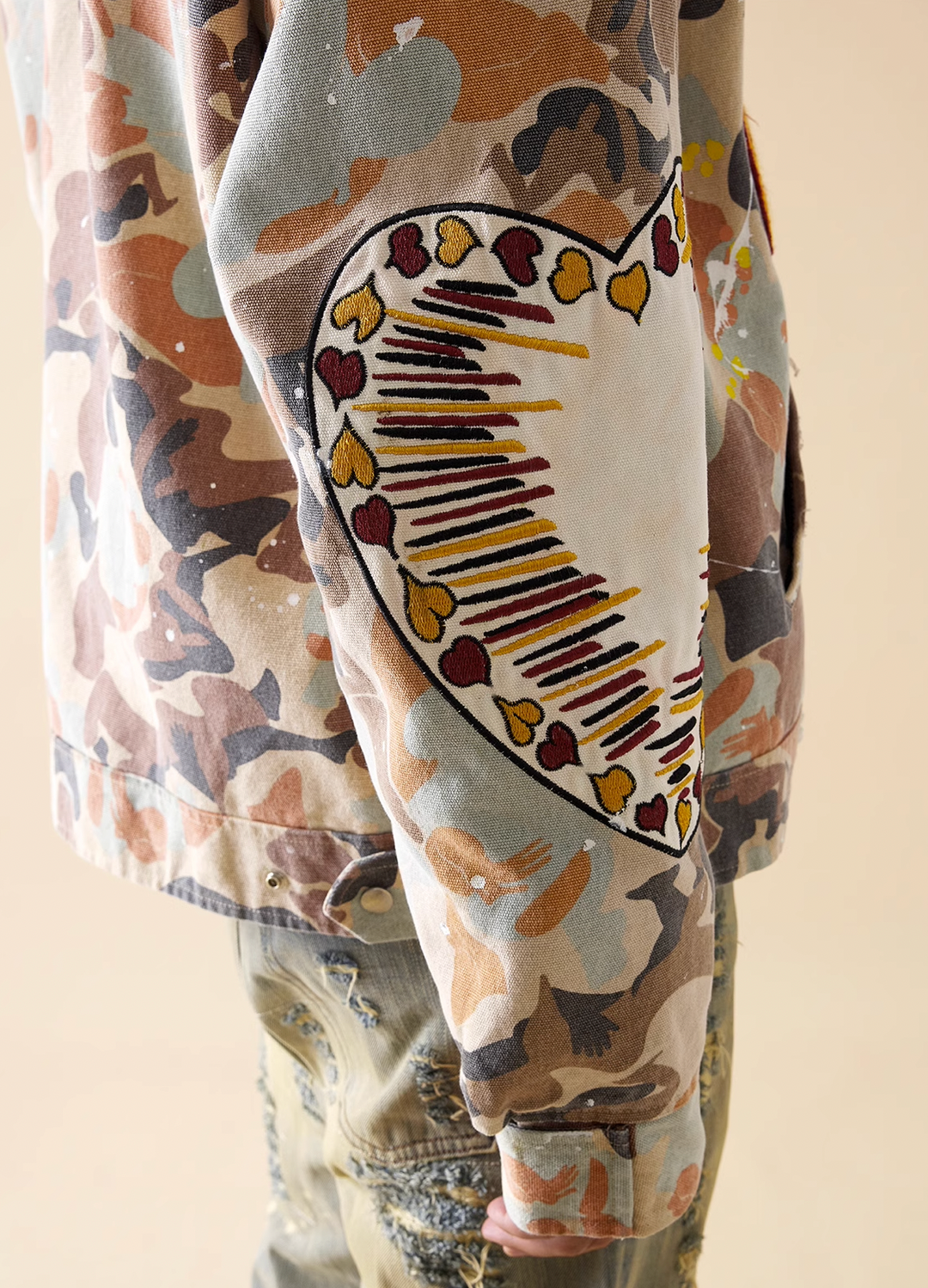 EVILKNIGHT(EK) Splash Ink Custom Camouflage Jacket