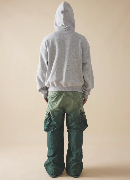 EVILKNIGHT(EK) Basic Logo Mottled Printing Hoodie