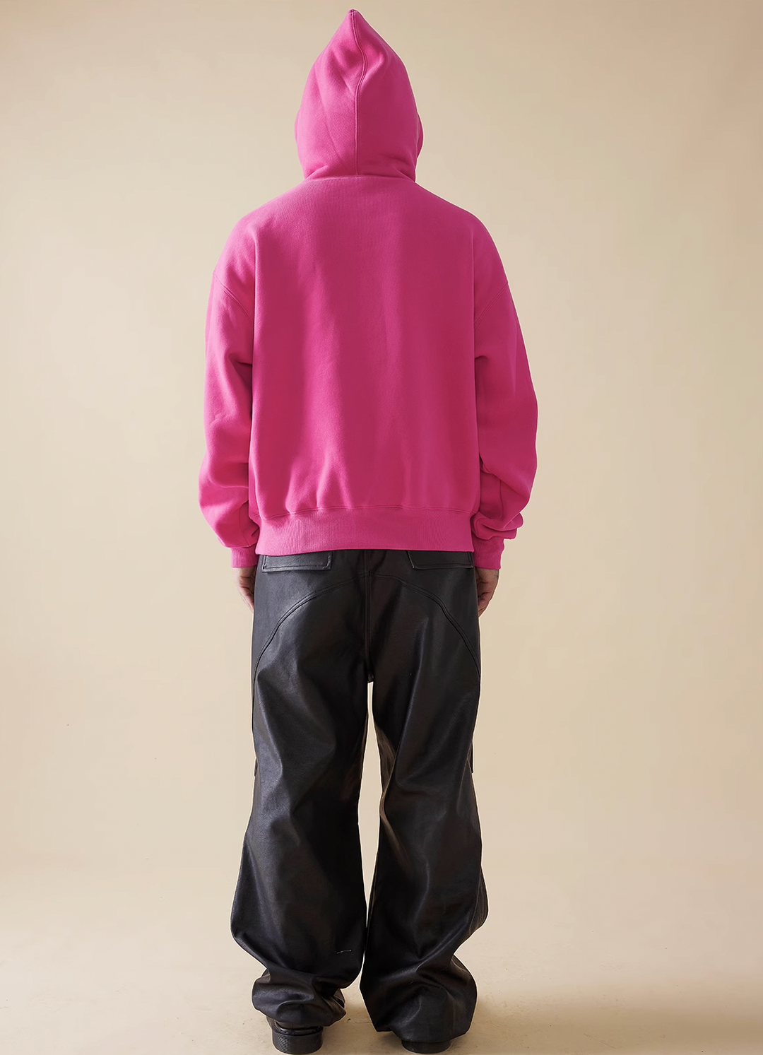 EVILKNIGHT(EK) Basic Logo Mottled Printing Hoodie