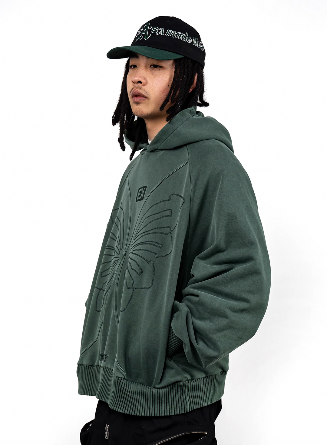 EVILKNIGHT(EK) Embroidery Butterfly Hoodie