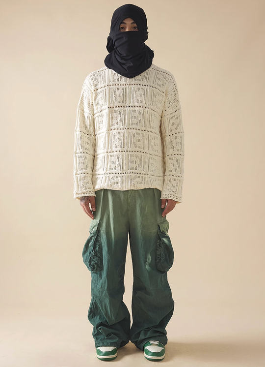 EVILKNIGHT(EK) Hanging Dye Washed Gradient Work Pants