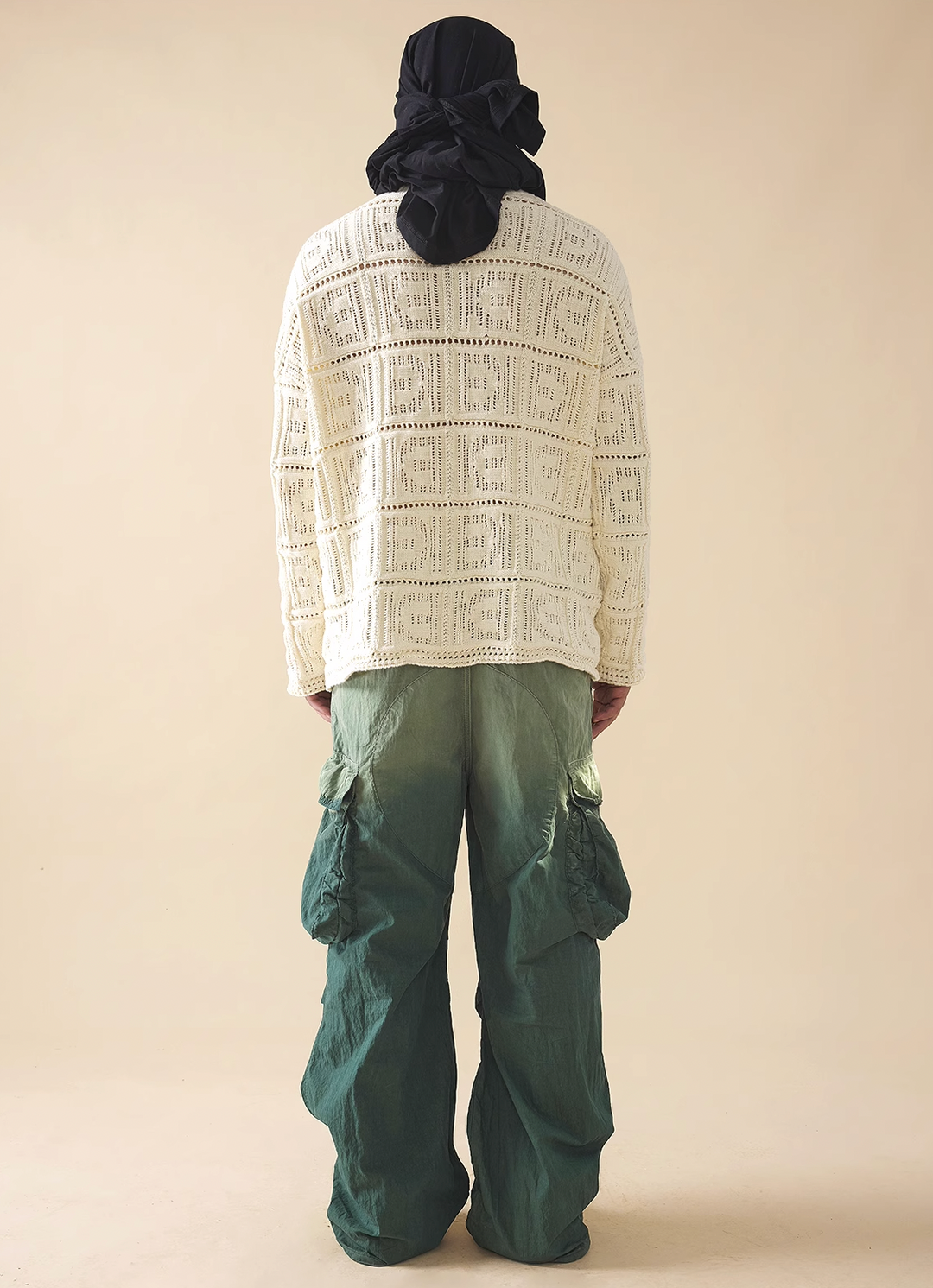 EVILKNIGHT(EK) Hanging Dye Washed Gradient Work Pants