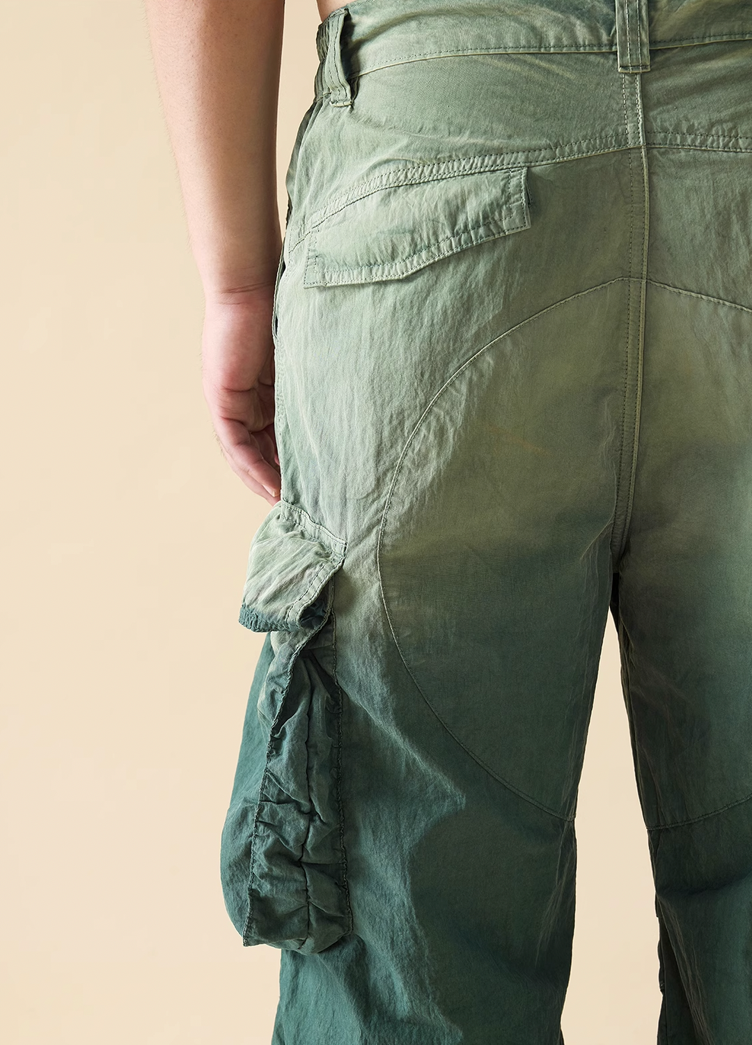 EVILKNIGHT(EK) Hanging Dye Washed Gradient Work Pants