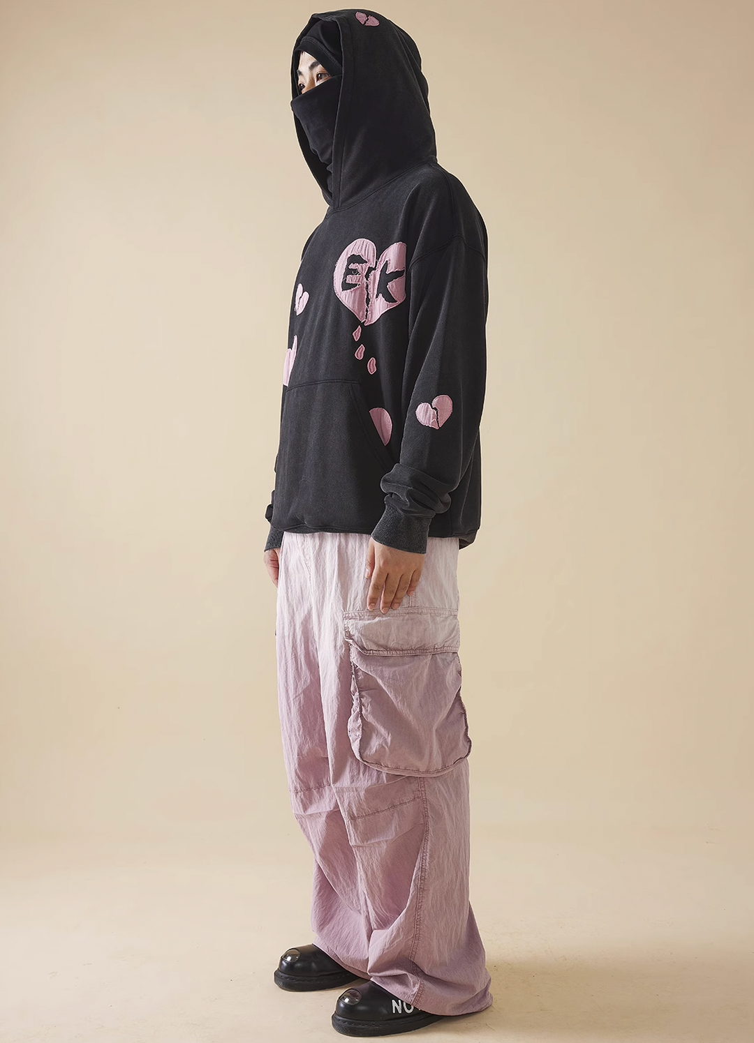 EVILKNIGHT(EK) Hanging Dye Washed Gradient Work Pants