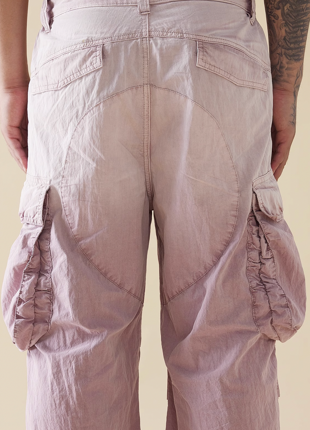 EVILKNIGHT(EK) Hanging Dye Washed Gradient Work Pants