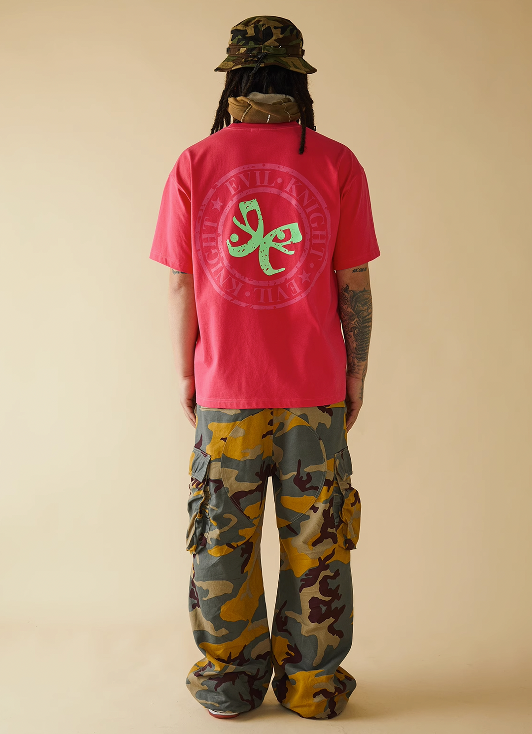 EVILKNIGHT(EK) Camouflage Side Large Pocket Pants