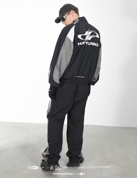 Harsh and Cruel Colorblocking Sports Leisure Racing Jacket