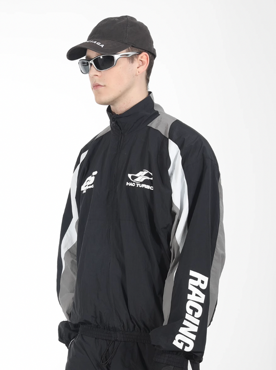 Harsh and Cruel Colorblocking Sports Leisure Racing Jacket