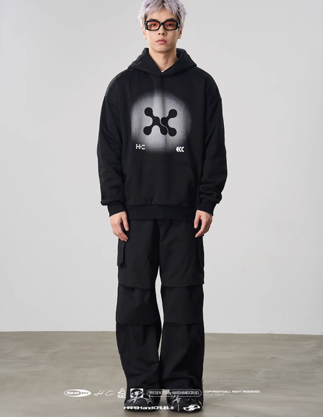 Harsh and Cruel Double Knee Pleated Contour Zip Work Pants