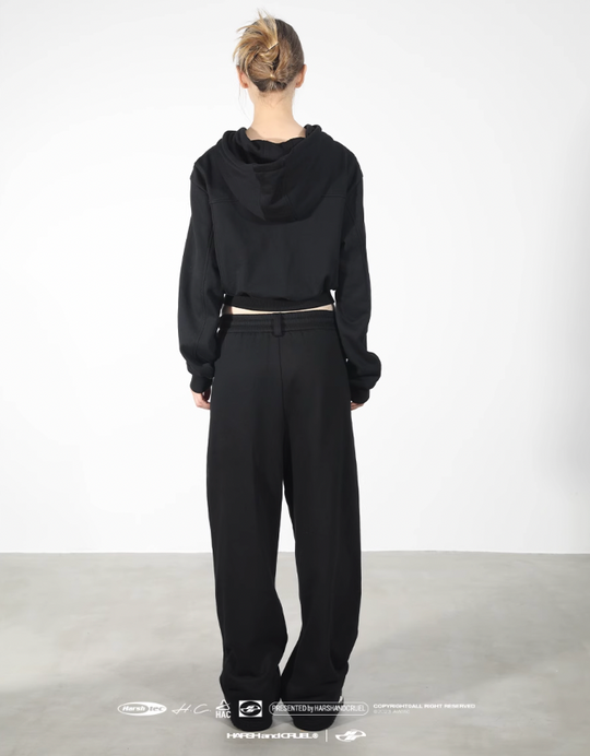 Harsh and Cruel Drawstring Strap Sweater Pants