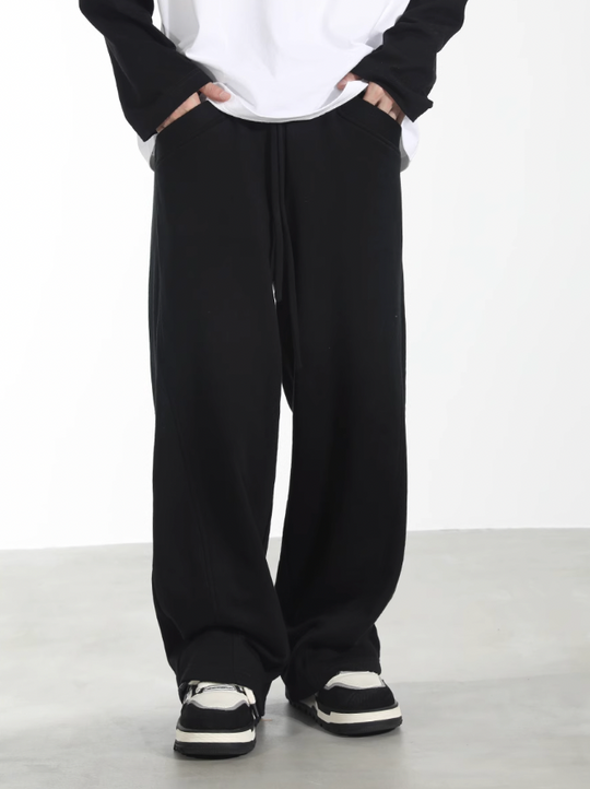 Harsh and Cruel Drawstring Strap Sweater Pants