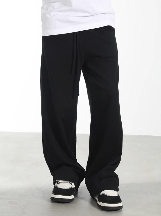 Harsh and Cruel Drawstring Strap Sweater Pants