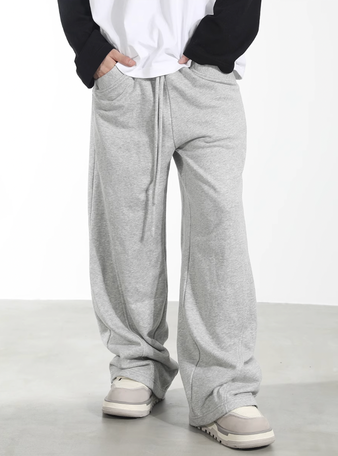 Harsh and Cruel Drawstring Strap Sweater Pants
