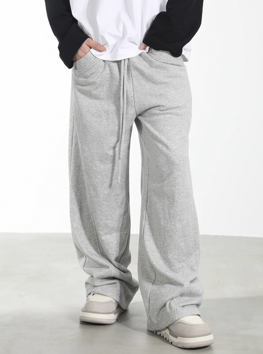 Harsh and Cruel Drawstring Strap Sweater Pants