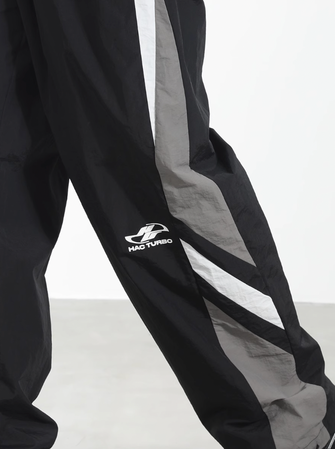 Harsh and Cruel Colorblocking Racer Adjustable Trousers