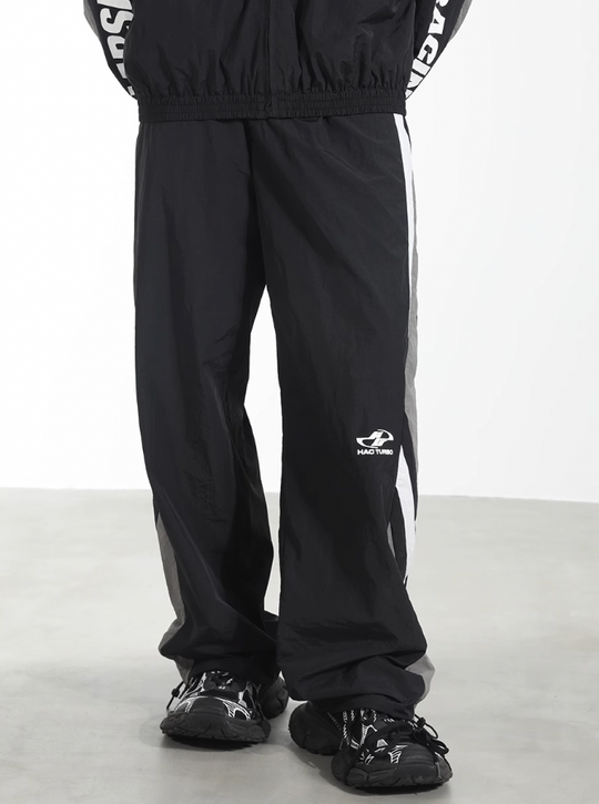 Harsh and Cruel Colorblocking Racer Adjustable Trousers