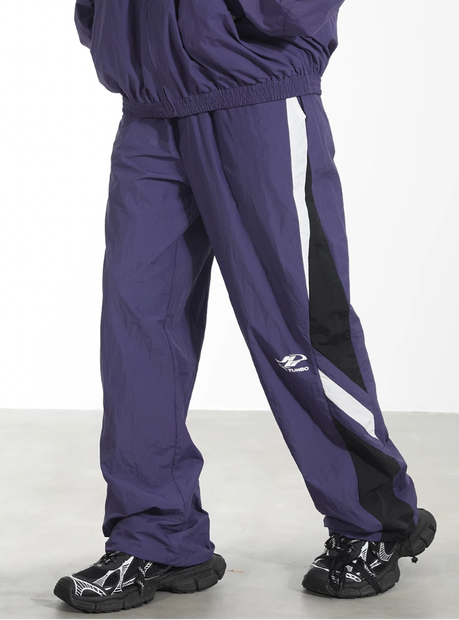 Harsh and Cruel Colorblocking Racer Adjustable Trousers