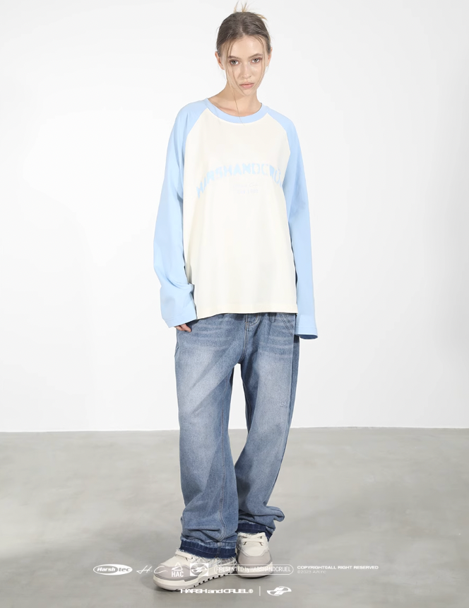 Harsh and Cruel Chain Washed Destruction Denim Pants