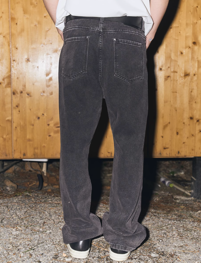 Harsh and Cruel Retro Washed Straight Denim Pants