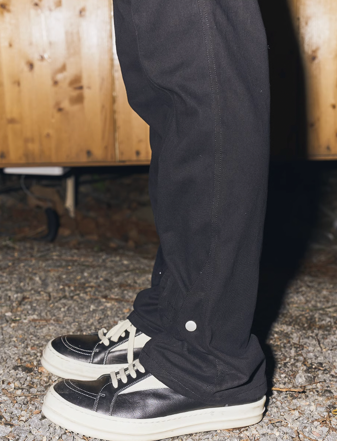 Harsh and Cruel Buttons Flared Suit Trousers