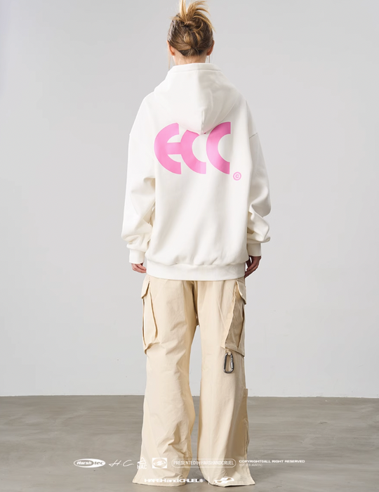 Harsh and Cruel Gradient Logo Print Hoodie