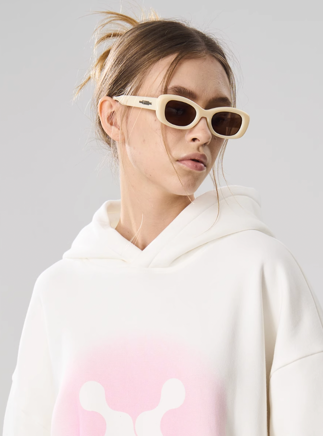 Harsh and Cruel Gradient Logo Print Hoodie