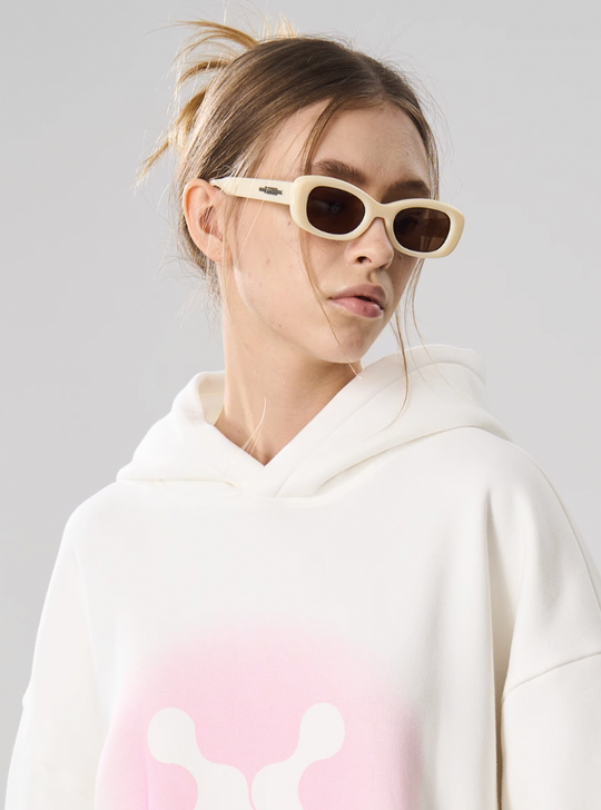 Harsh and Cruel Gradient Logo Print Hoodie