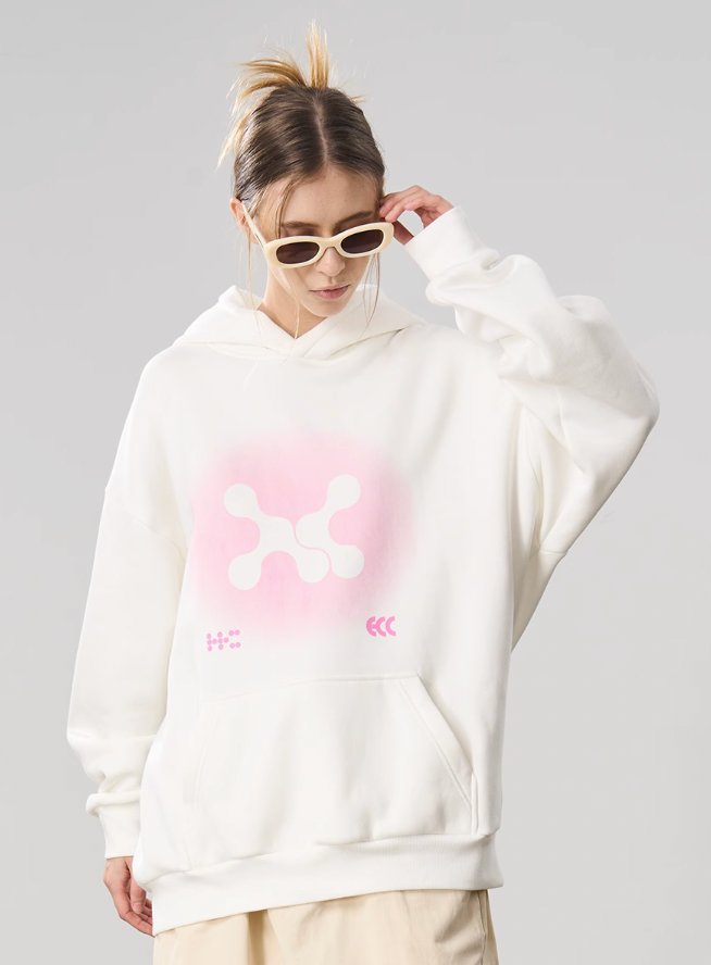 Harsh and Cruel Gradient Logo Print Hoodie