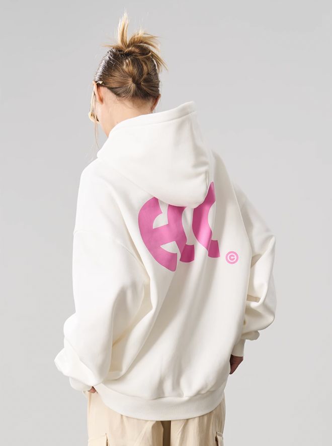 Harsh and Cruel Gradient Logo Print Hoodie