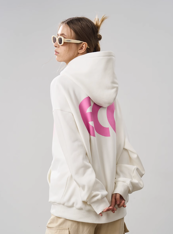 Harsh and Cruel Gradient Logo Print Hoodie