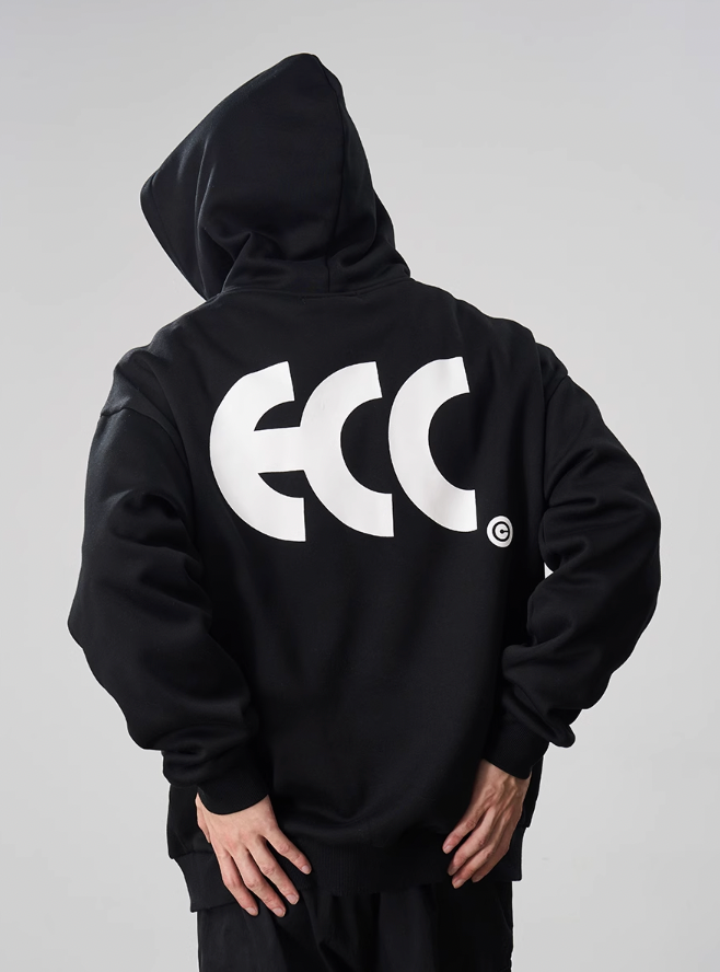 Harsh and Cruel Gradient Logo Print Hoodie