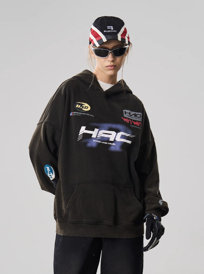 Harsh and Cruel Racing Logo Phantom Hoodie