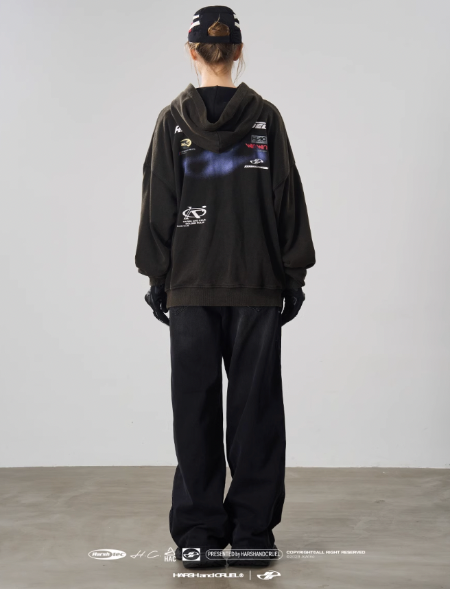 Harsh and Cruel Racing Logo Phantom Hoodie