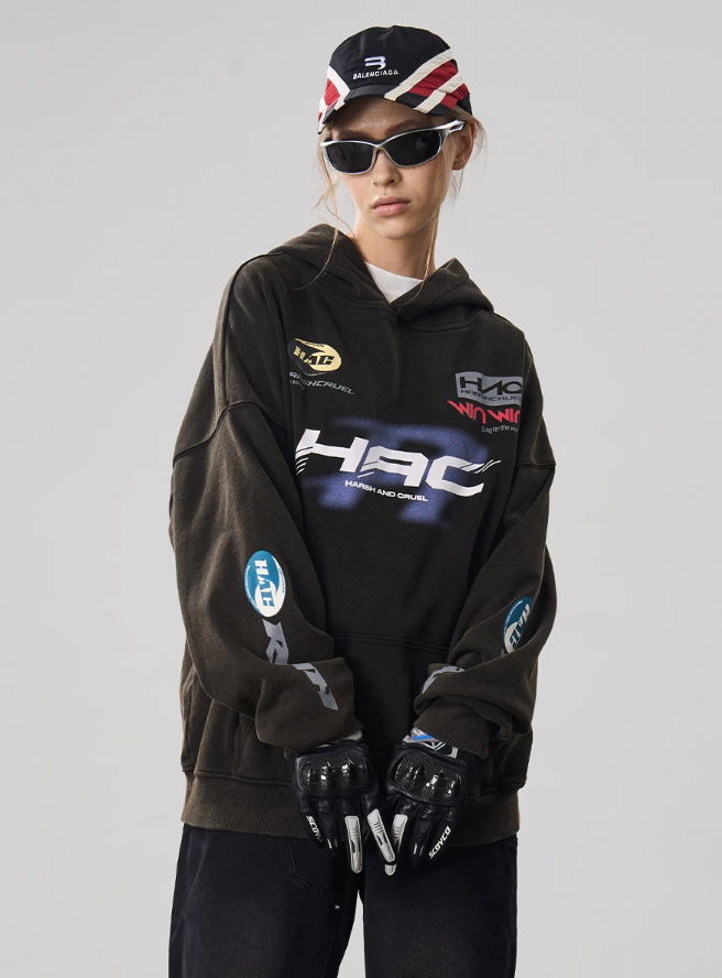 Harsh and Cruel Racing Logo Phantom Hoodie