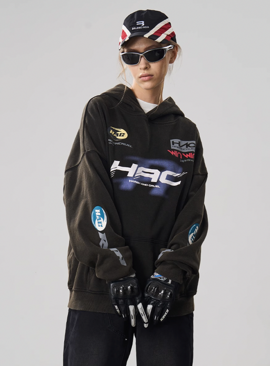 Harsh and Cruel Racing Logo Phantom Hoodie