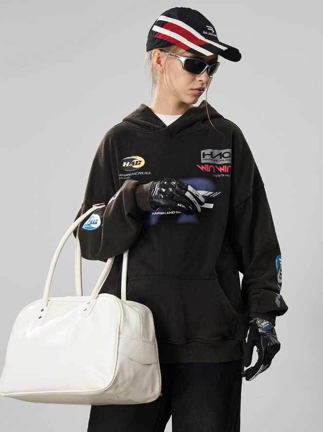 Harsh and Cruel Racing Logo Phantom Hoodie