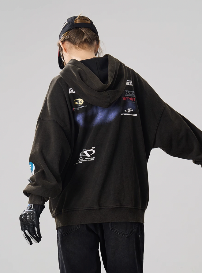 Harsh and Cruel Racing Logo Phantom Hoodie