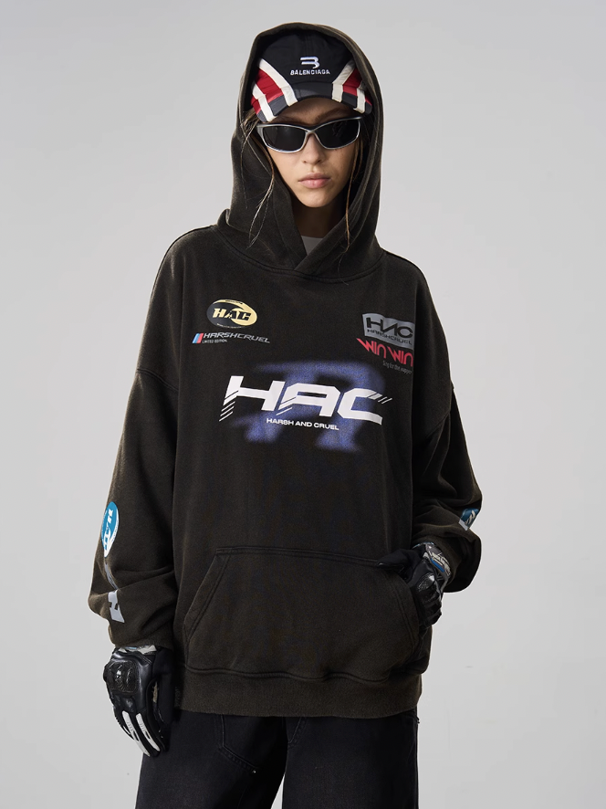 Harsh and Cruel Racing Logo Phantom Hoodie