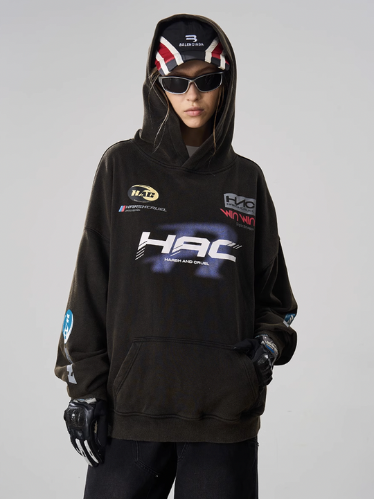 Harsh and Cruel Racing Logo Phantom Hoodie