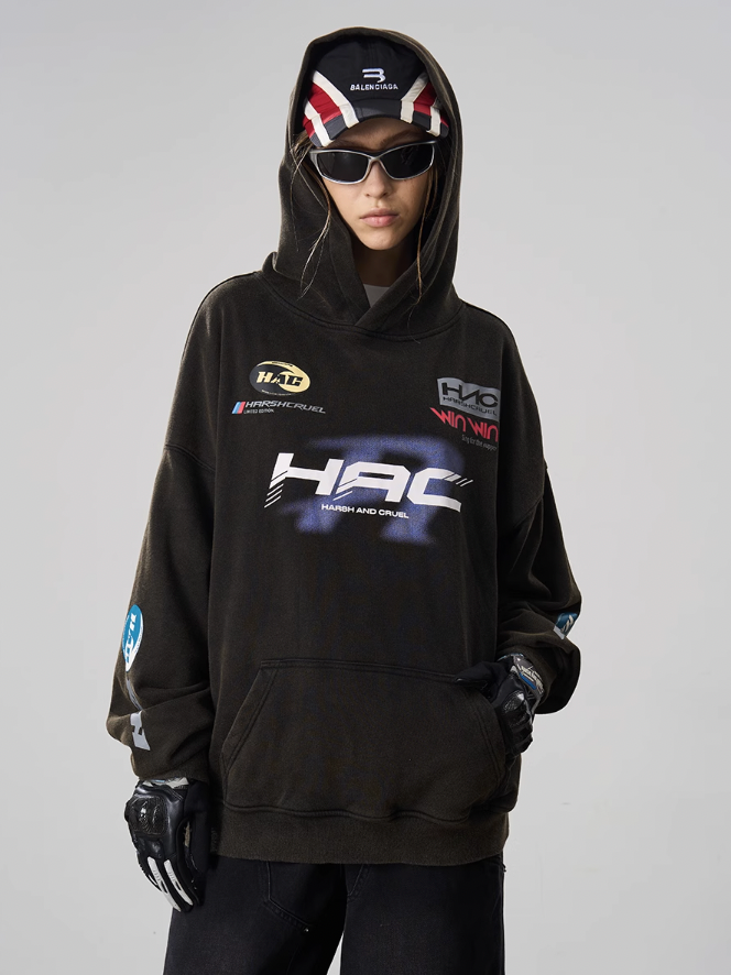 Harsh and Cruel Racing Logo Phantom Hoodie – Face 3 Face