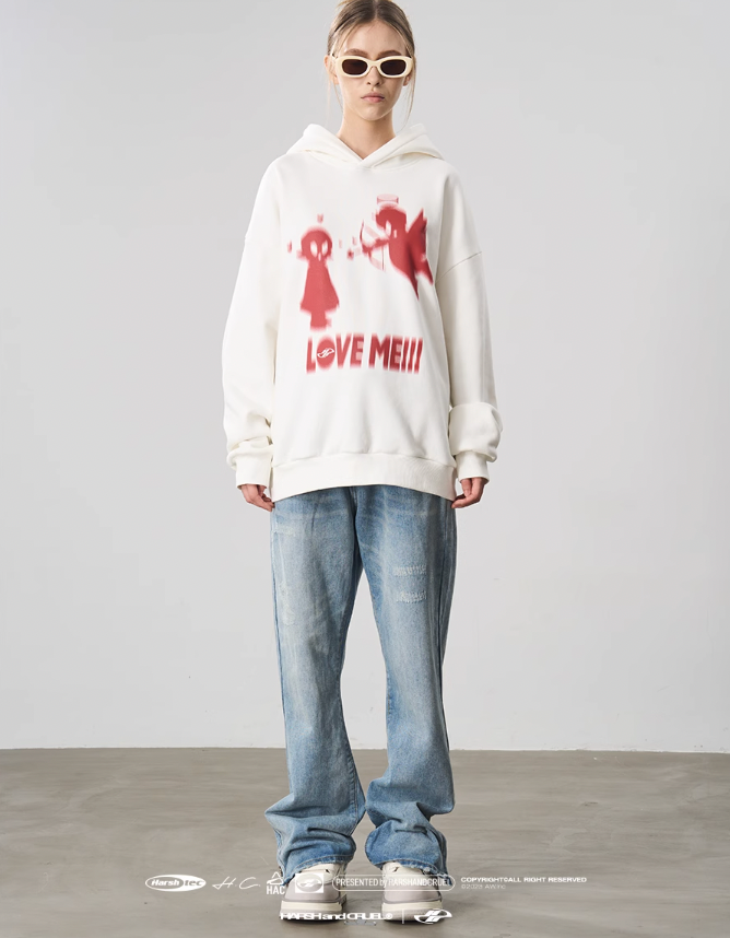 Harsh and Cruel Angel Imp Phantom Graffiti Hoodie