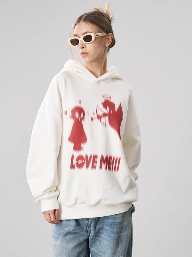 Harsh and Cruel Angel Imp Phantom Graffiti Hoodie