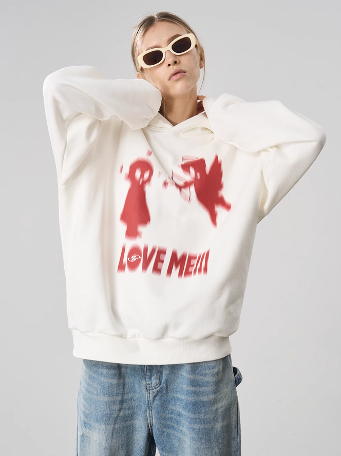 Harsh and Cruel Angel Imp Phantom Graffiti Hoodie