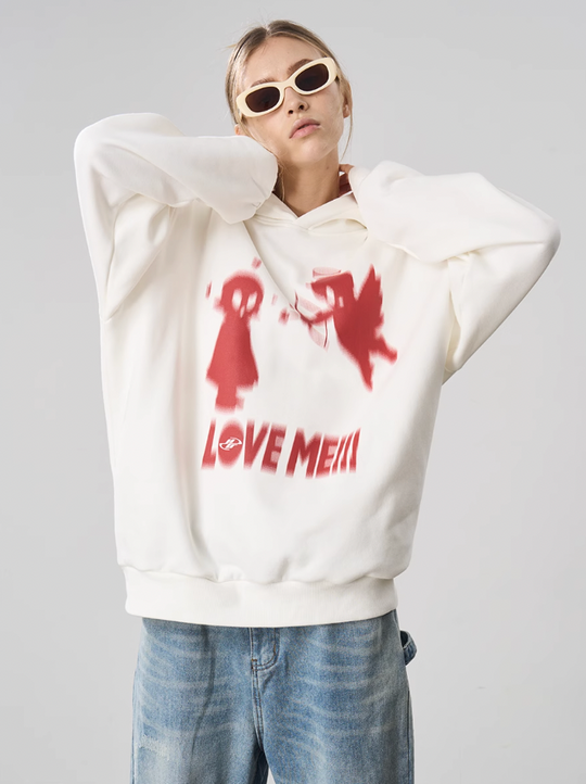 Harsh and Cruel Angel Imp Phantom Graffiti Hoodie