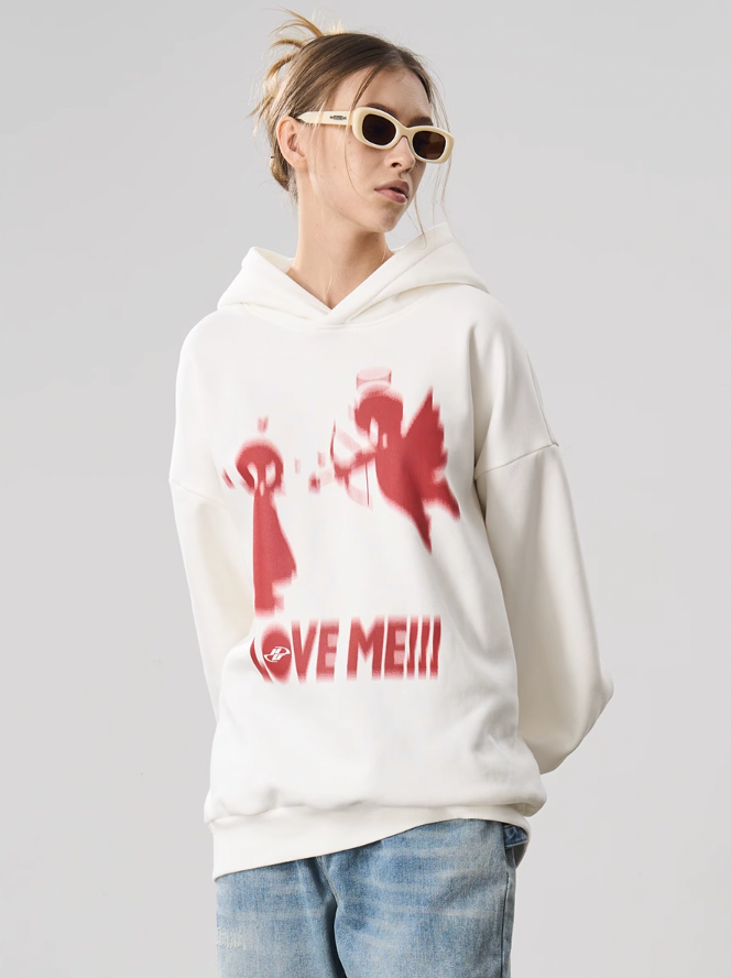 Harsh and Cruel Angel Imp Phantom Graffiti Hoodie