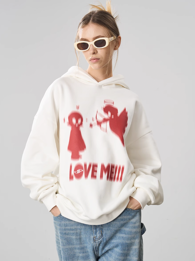 Harsh and Cruel Angel Imp Phantom Graffiti Hoodie