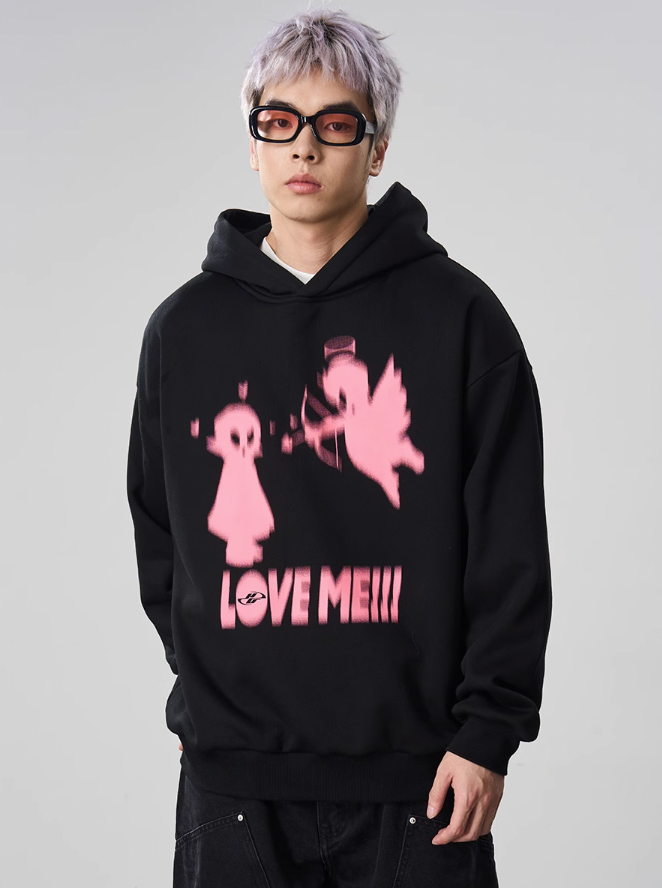 Harsh and Cruel Angel Imp Phantom Graffiti Hoodie